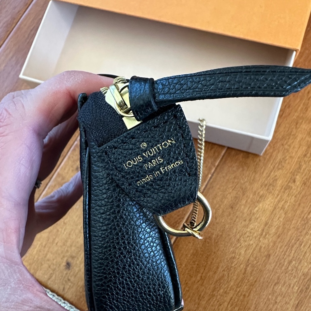 Louis Vuitton Empreinte Monogram Giant Mini Pochette Accessories Black - Picture 9 of 14